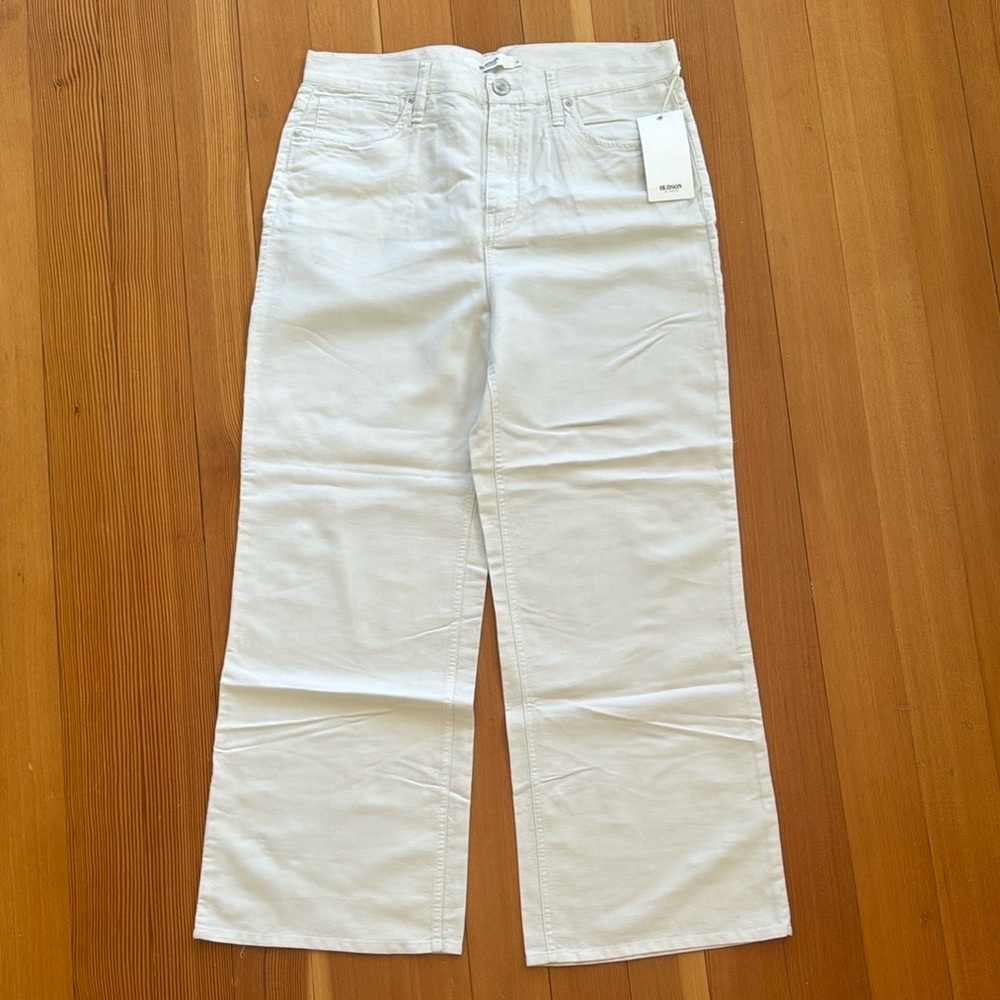 Brand new Hudson Jeans linen cotton blend wide-leg pants